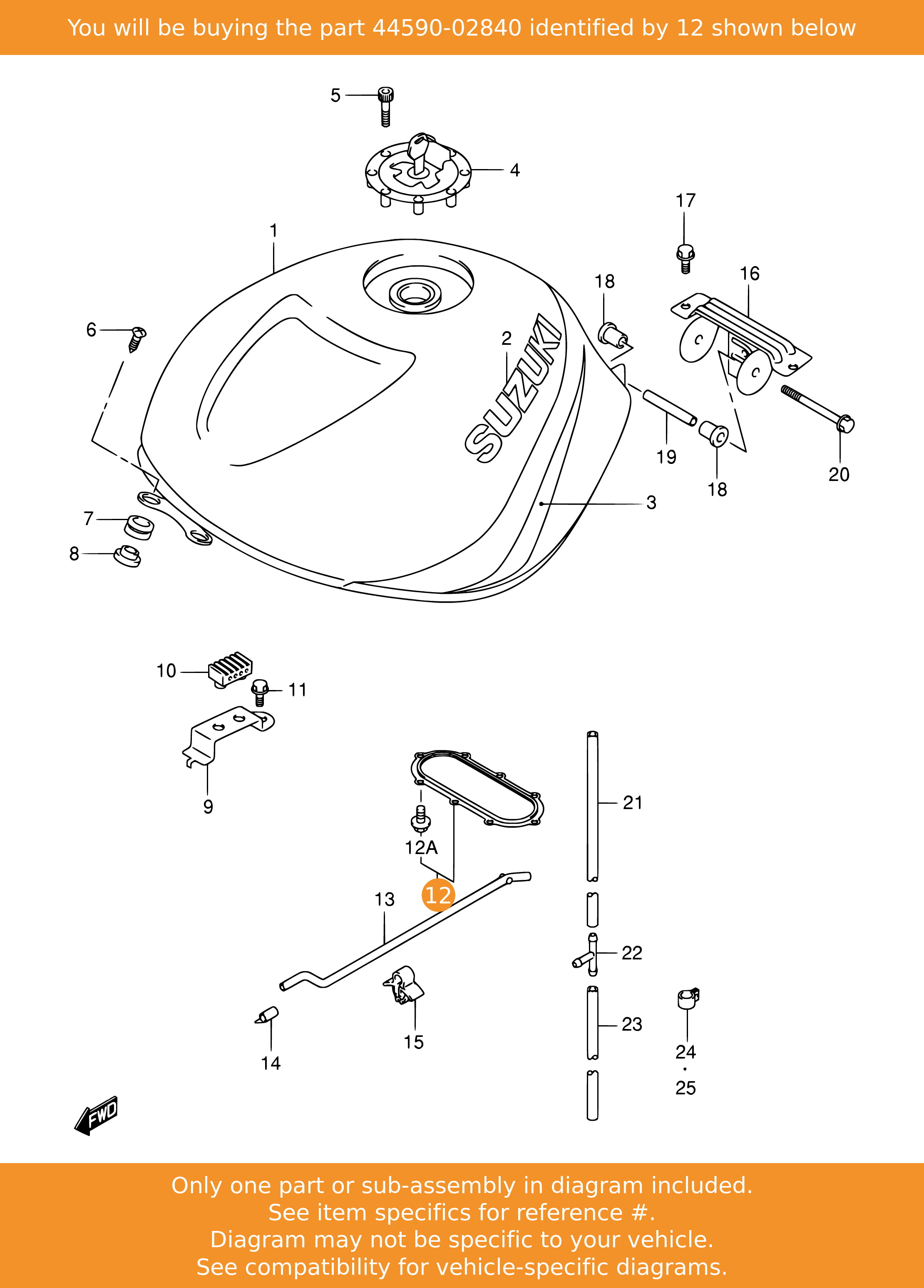 Suzuki Tl1000r Fuel Pump Gasket Set 4459002840 for sale online eBay